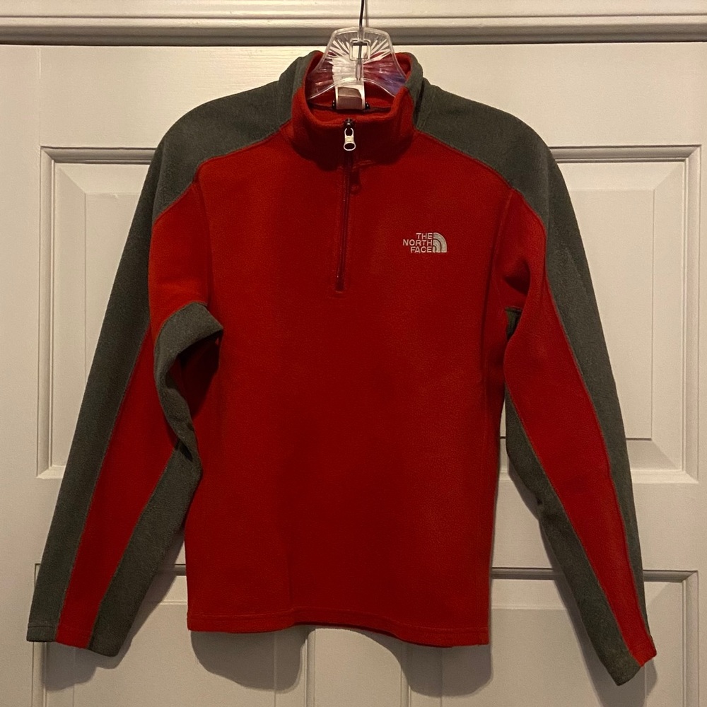 The North Face zip neck fleece pullover/sweatshirt